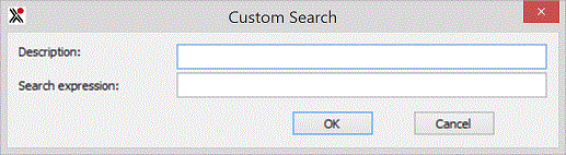 Image of a blank custom search dialogue box