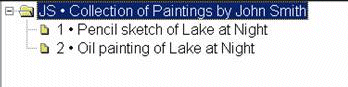 JS Collection of Paintings by John Smith
1 Pencil sketch of Lake at Night
2 Oil painting of Lake at Night